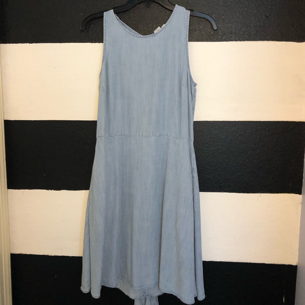 Gap Denim Sleeveless Dress